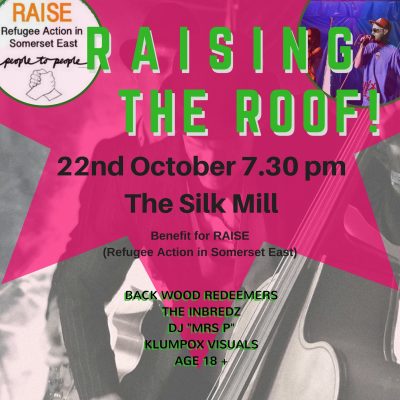 Raising the Roof gig poster