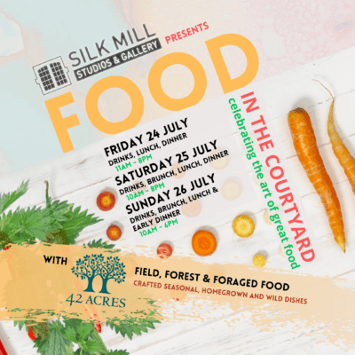42 Acres promotion poster for pop up food