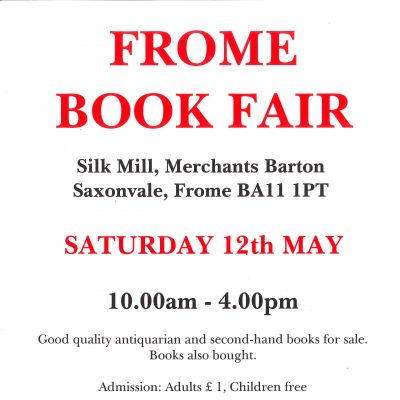 Frome Book Fair Poster