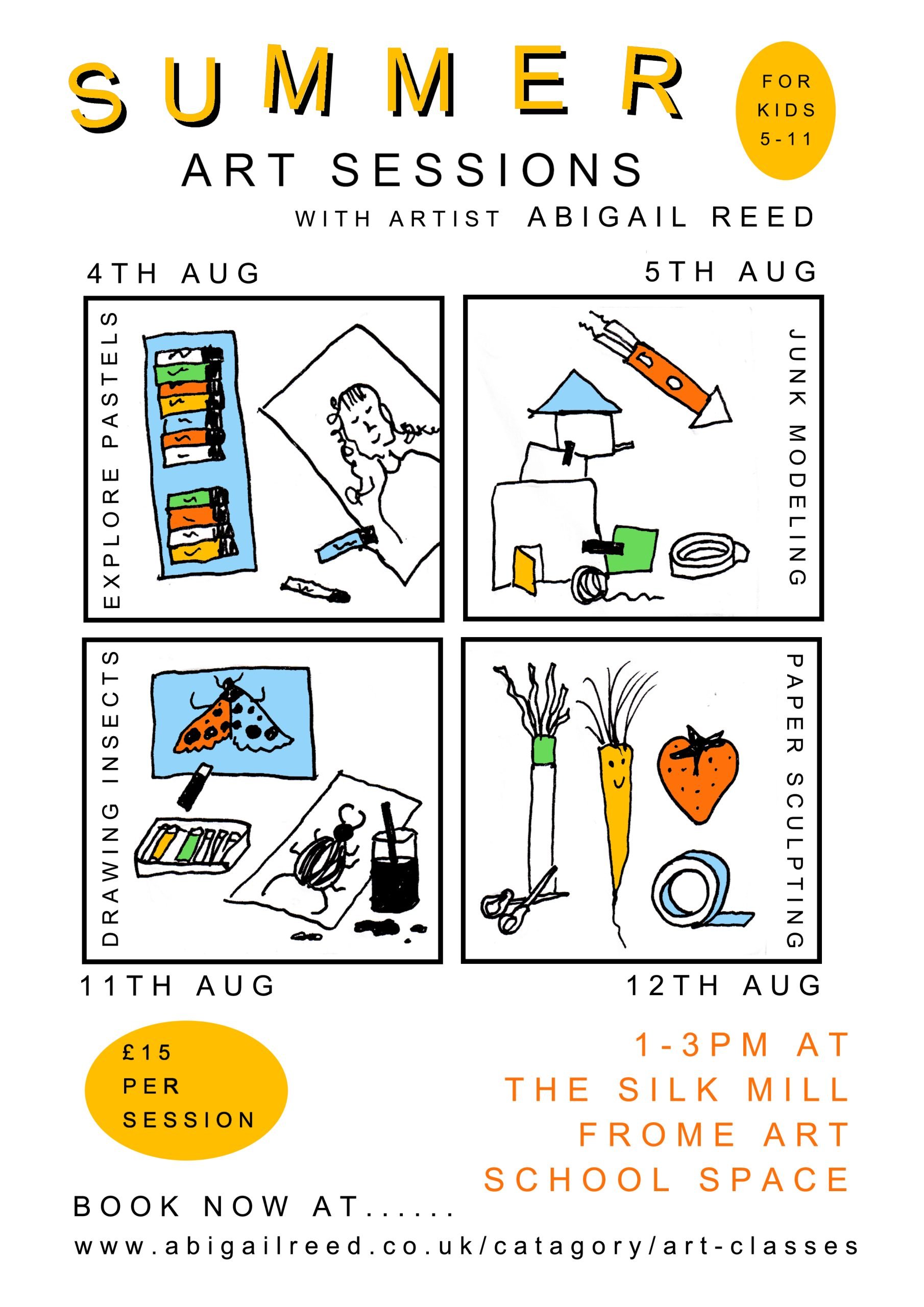 Summer Art Sessions - Explore Pastels